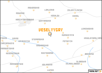 map of Veselyy Gay