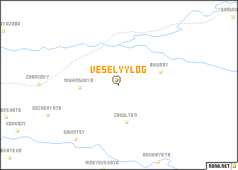 map of Vesëlyy Log