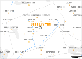 map of Vesëlyy Yar