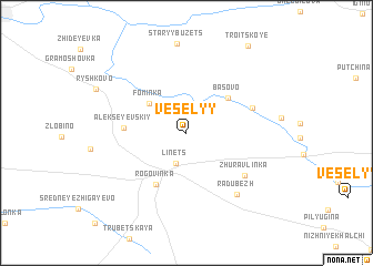 map of Vesëlyy