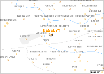 map of Vesëlyy