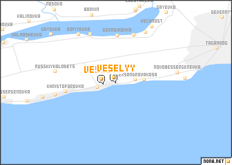 map of Vesëlyy