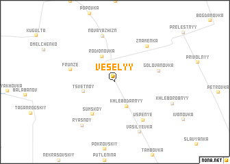 map of Vesëlyy