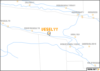 map of Vesëlyy