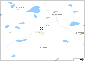 map of Vesëlyy