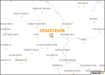 map of Vesenʼyevka