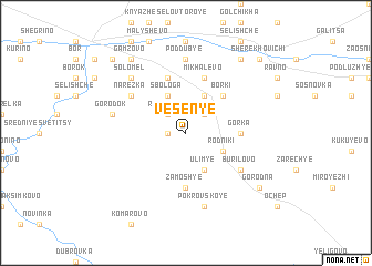 map of Vesen\