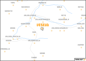 map of Veseud