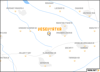 map of Vesevyatka
