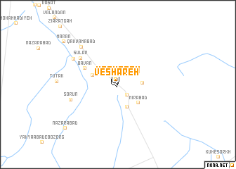 map of Veshāreh