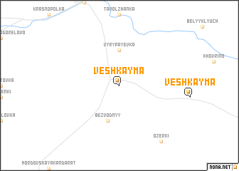 map of Veshkayma