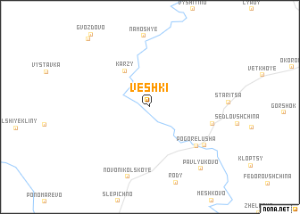 map of Veshki