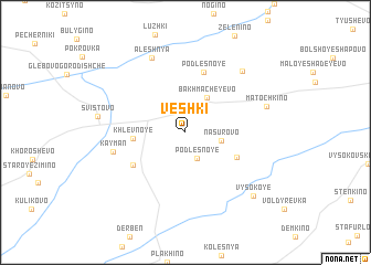 map of Veshki
