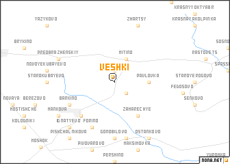 map of Veshki