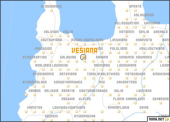 map of Vesianá