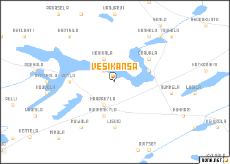 map of Vesikansa