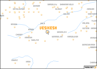 map of Vesī Kesh