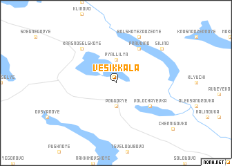 map of Vesikkala