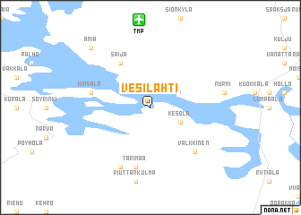 map of Vesilahti