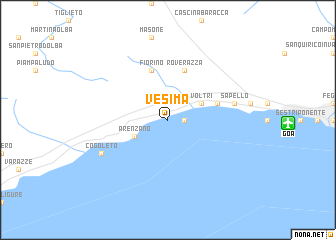 map of Vesima