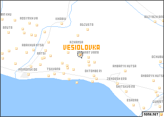 map of Vesiolovka