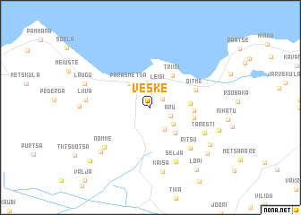 map of Veske