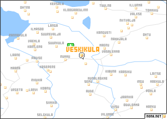 map of Veskiküla