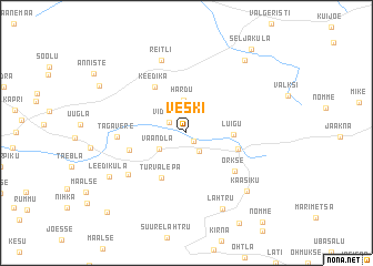 map of Veski