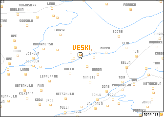 map of Veski