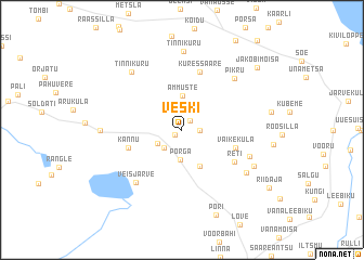 map of Veski