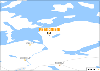 map of Veskoniemi