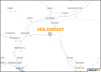 map of Veslevangen