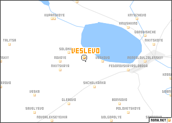 map of Veslevo