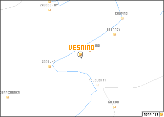 map of Vesnino