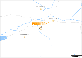 map of Vesnyanka