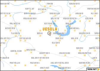 map of Vesola