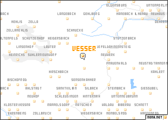 map of Vesser