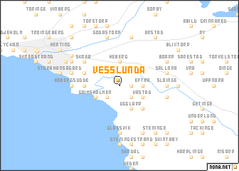 map of Vesslunda