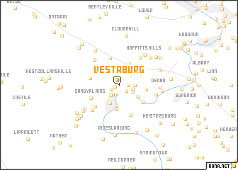 map of Vestaburg