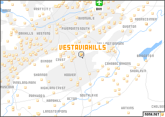 map of Vestavia Hills