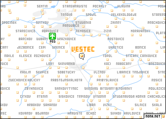 map of Vestec