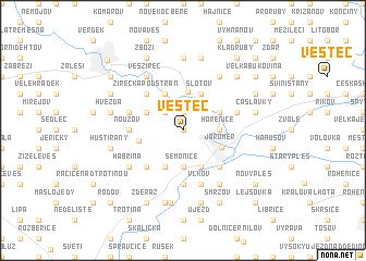 map of Vestec