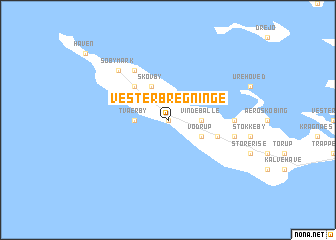 map of Vester Bregninge