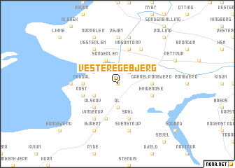 map of Vester Egebjerg