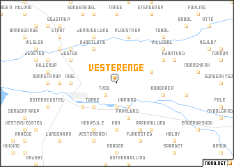 map of Vesterenge