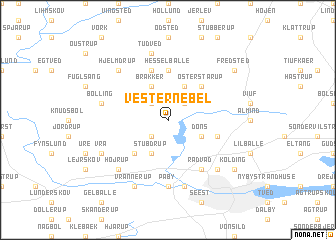 map of Vester Nebel