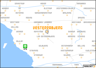 map of Vester Rabjerg