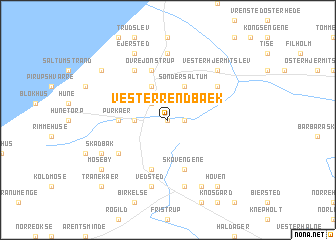 map of Vester Rendbæk