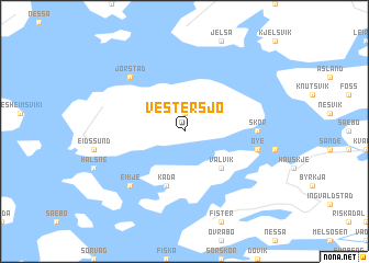 map of Vestersjø