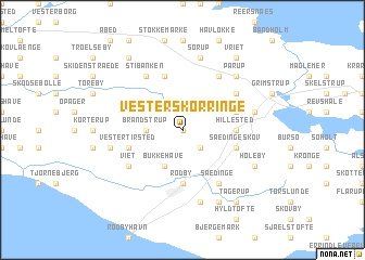 map of Vester Skørringe